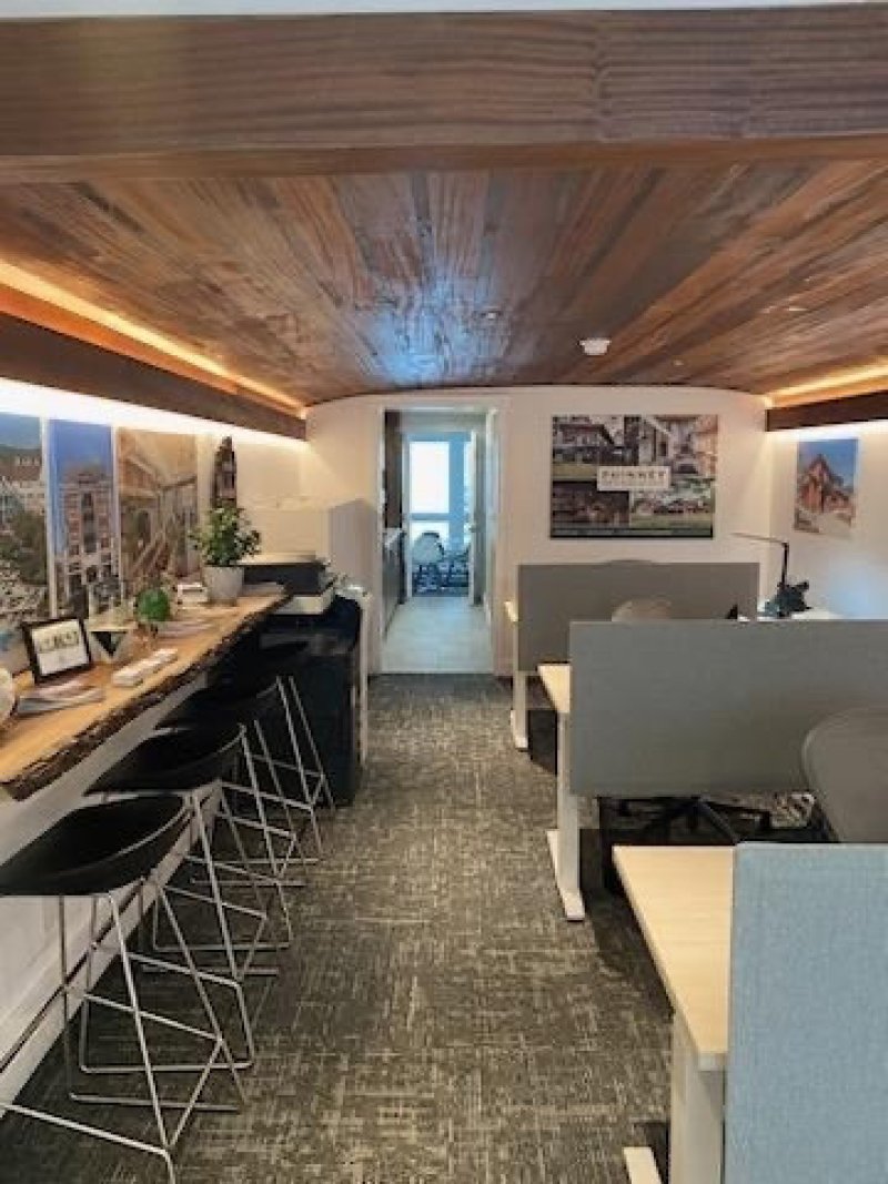 Photo of Phinney Design Group’s new office in Lake Placid  provided by Cira Masters.