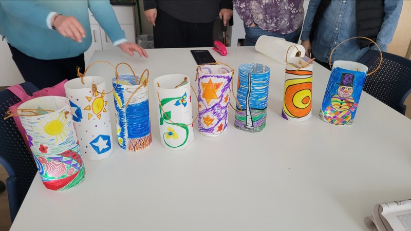Drop-in lantern making will be held at CREATE Community Studios to kick-off the Lantern Festival and Stroll on Feb. 3.  Photo provided.
