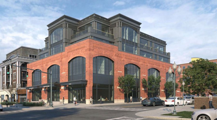 Revised plans for the corporate offices of Prime Group Holdings with a proposed two-story addition at 395 Broadway, prepared by the architectural firm Balzer &amp; Tuck and filed with the city of Saratoga Springs.