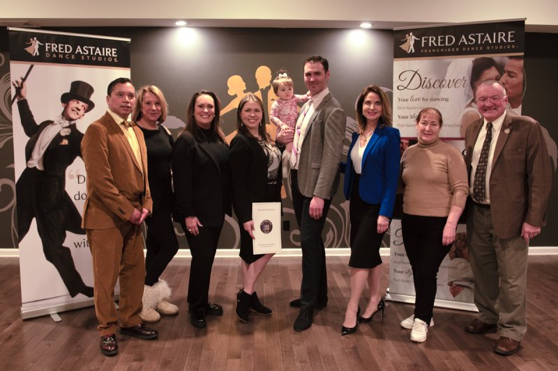 The Fred Astaire Dance Studio in Saratoga Springs held an event last week to celebrate the company’s expansion to the Washington D.C. area. Photo by Super Source Media.