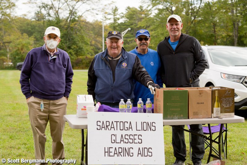 Saratoga Lions Club collected glasses and hearing aids. Photo by Scott Bergmann Photography.