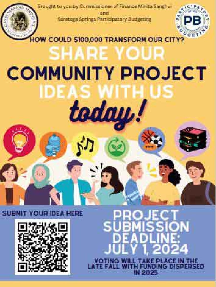 Participatory Budgeting project proposals are being accepted  through July 1.