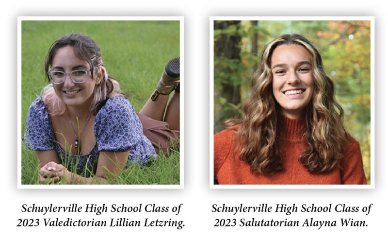 Schuylerville HS announces Class of 2023 Top Graduates