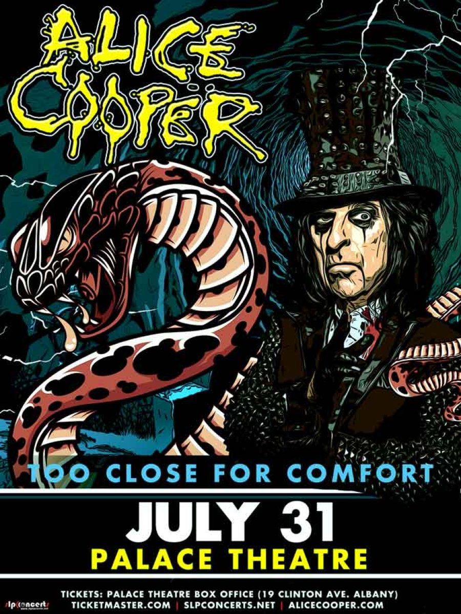 Alice Cooper performs in Albany this summer.