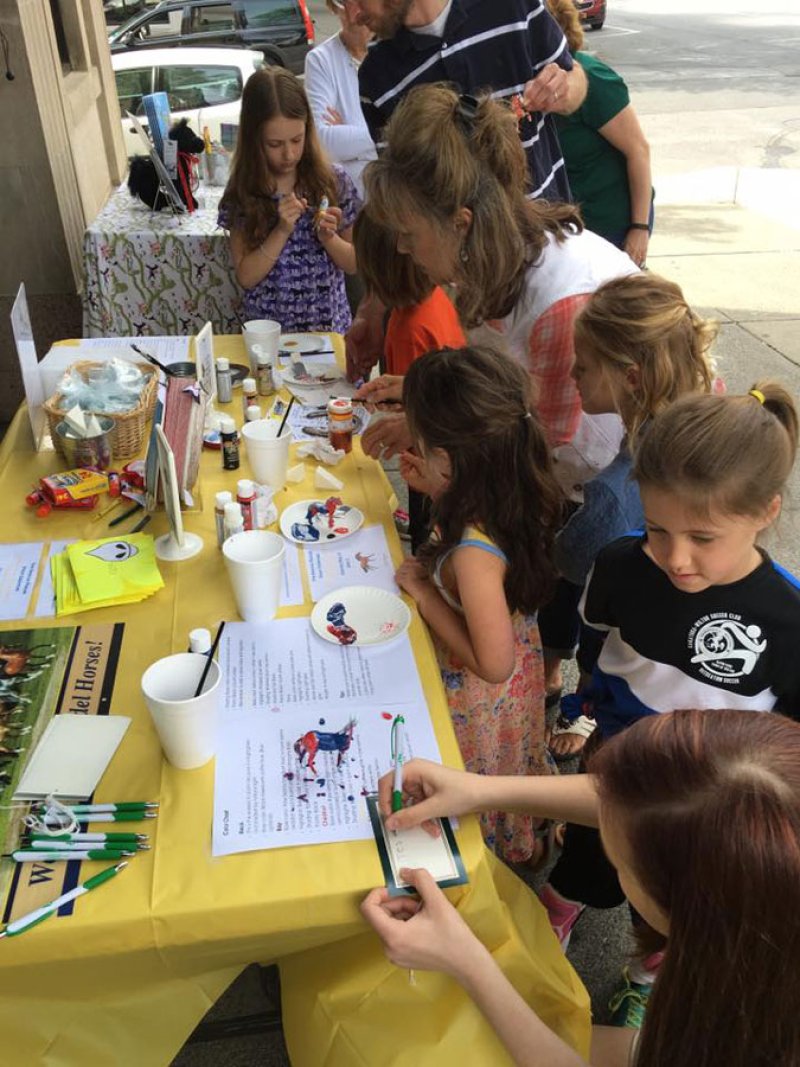 Painting Table at Breyer Fun Day. The event returns this weekend.  Photo provided.