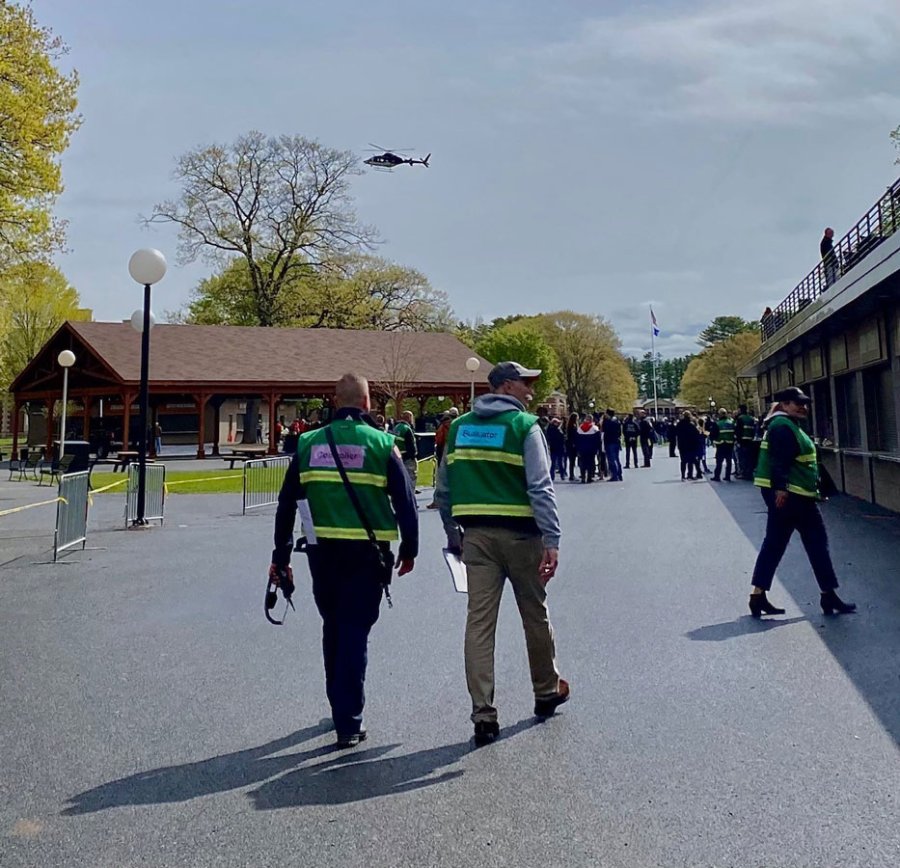 Simulated training exercise focusing on a mass casualty response was staged at SPAC April 30, 2023. Photo by Thomas Dimopoulos. 