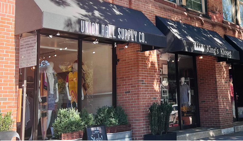 Exterior of the Union Hall Supply Co. on Broadway in downtown Saratoga Springs via the company’s website.
