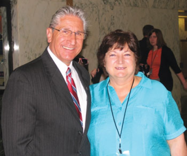 Susan Wagner, President and Founder of Equine Advocates, poses with Assemblyman Jim Tedisco, who will be honored at the 12th Annual Equine Advocates Dinner and Charity Auction. Photo by Sue McDonough.