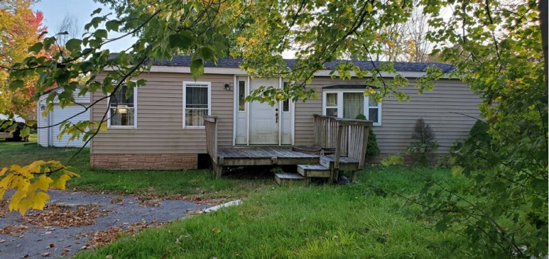 Volunteers needed to help build a new deck for the latest Home for Heroes project (shown here)  at 9 Lakeside Dr. in Malta Gardens Mobile Home Park. Photo provided. 