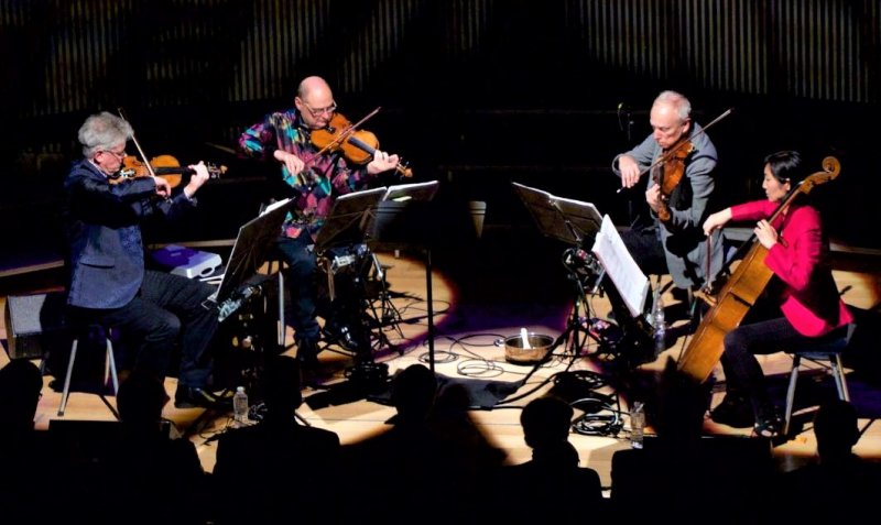 Kronos Quartet will perform at Universal Preservation Hall in Saratoga Springs in January. Photo: Kronos Quartet.  