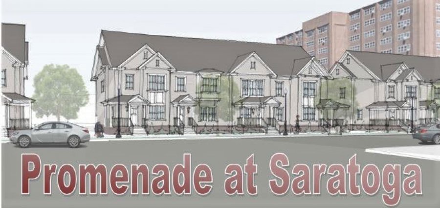 The Promenade – a new workforce housing development in Saratoga Springs is slated for completion in May. Rendering provided.  