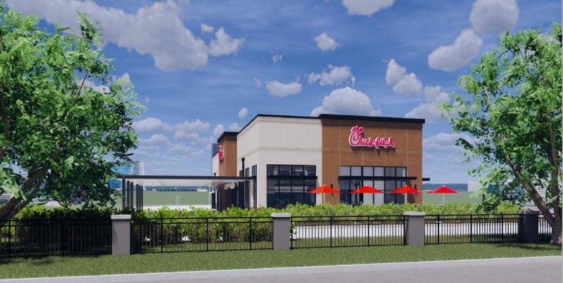 A rendering of the future Chick-fil-A location in Clifton Park (Provided by Chick-fil-A, Inc.).