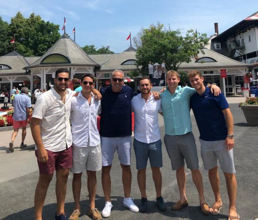 Steve Sylvester and Cincinnati friends and family on their annual trip to Saratoga. Photo provided.