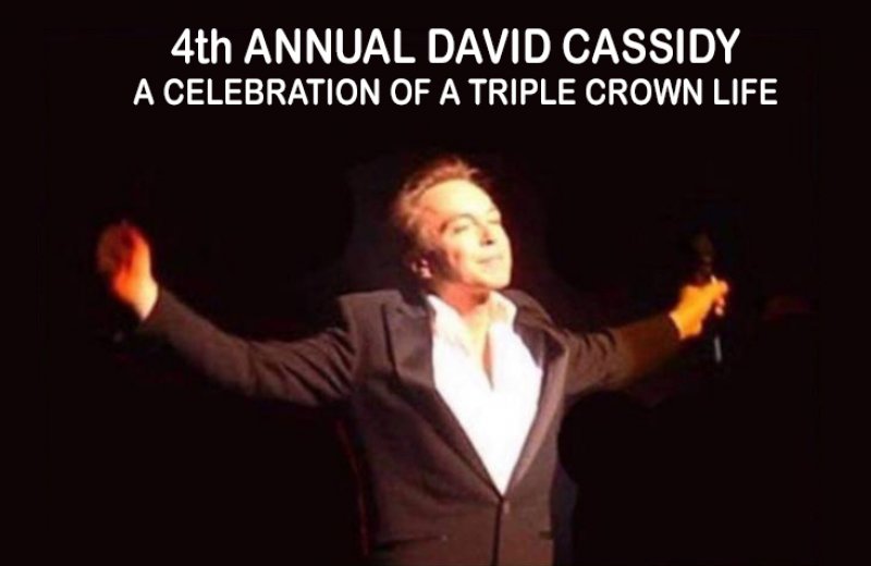 The 4th Annual celebration of the life of David Cassidy will be stage Aug. 16.