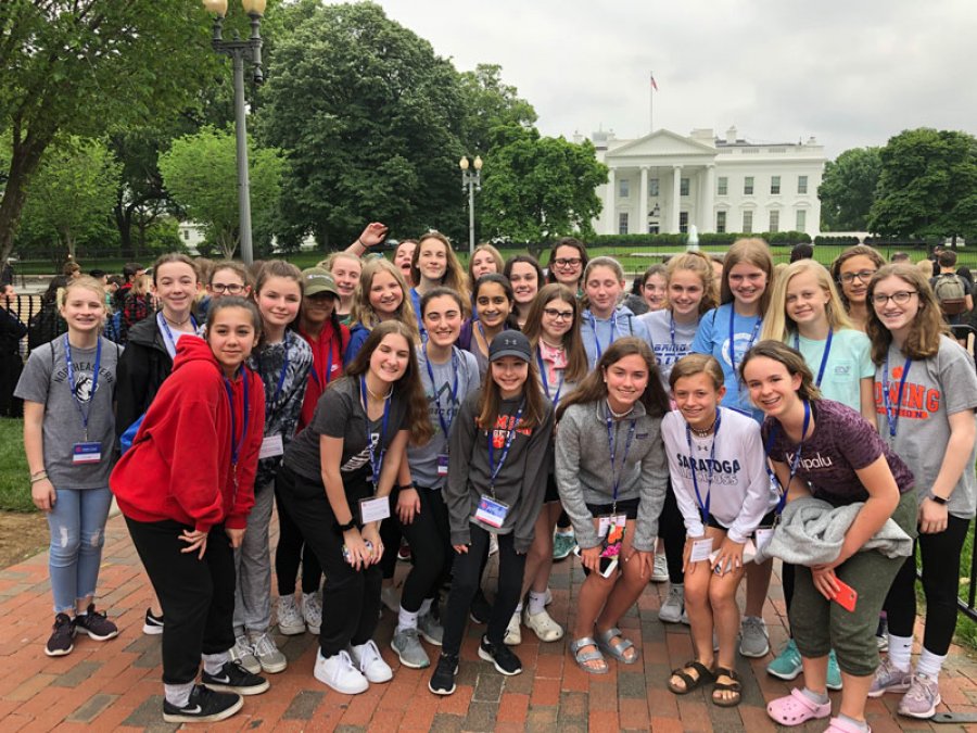 Maple Avenue 8th Grade Students First Trip to Nation’s Capital