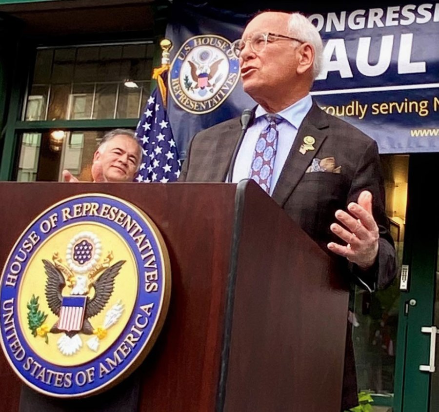 Congressman Paul Tonko, at Open House for new Saratoga Springs District Office on June 30, 2023. Photo by Thomas Dimopoulos.