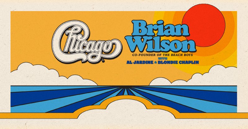 Brian Wilson and Chicago will co-headline a show at SPAC next summer. 