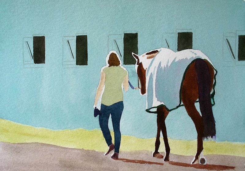 Equine Artist to Showcase 40 Watercolors