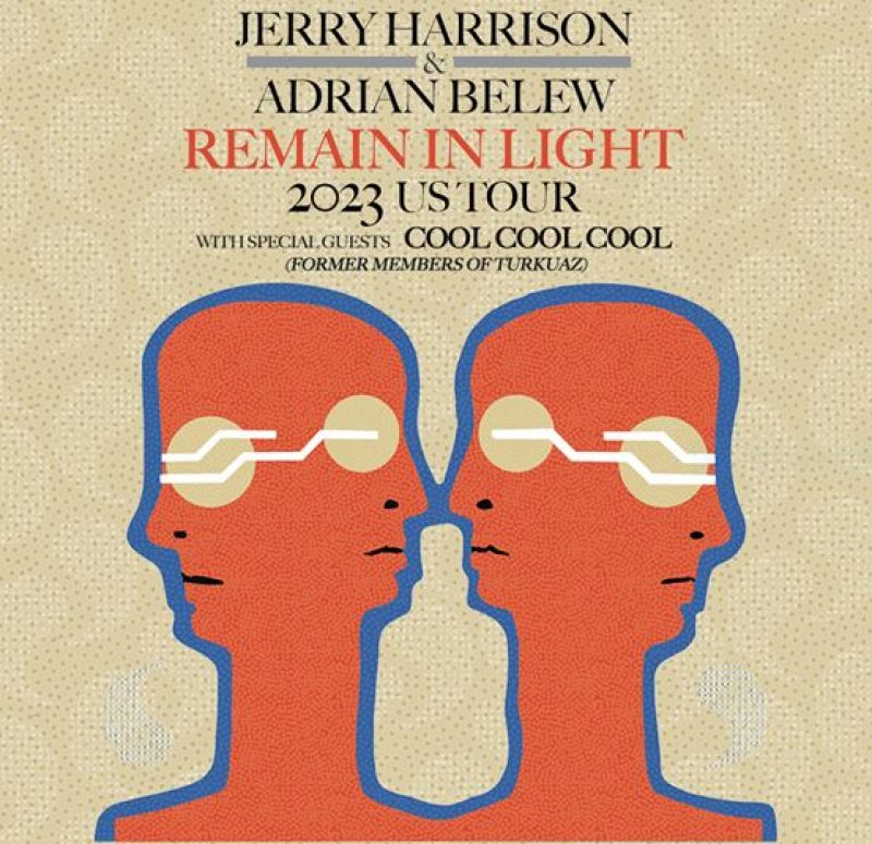 Talking Heads’ Jerry Harrison will be joined by Adrian Belew for  a cross-country tour next year.