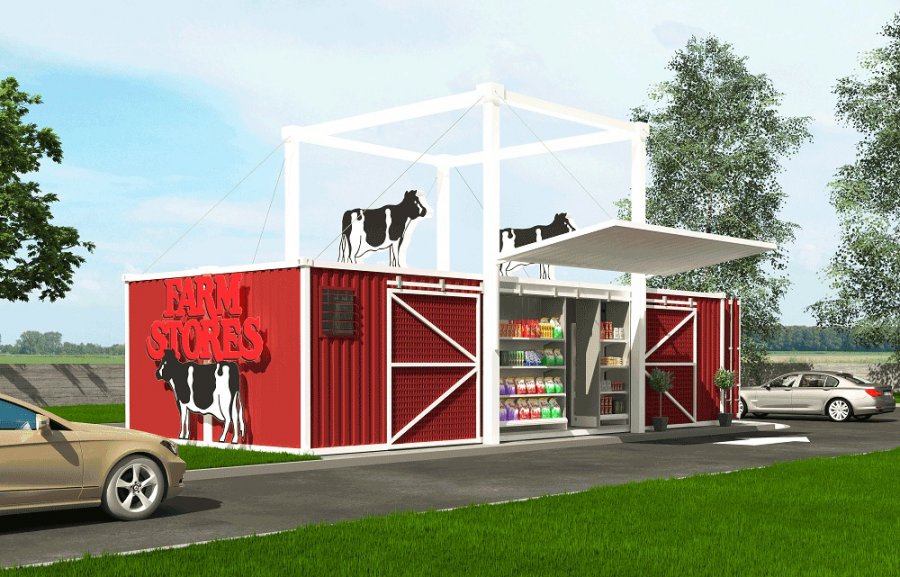 Concept image of a Farm Store. Courtesy of Farm Stores.