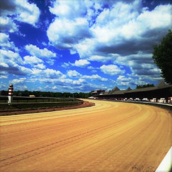 Saratoga Race Course, prior to Opening Day. 