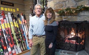 Jack and Cathy Hay, current owners of the Alpine Sport Shop.