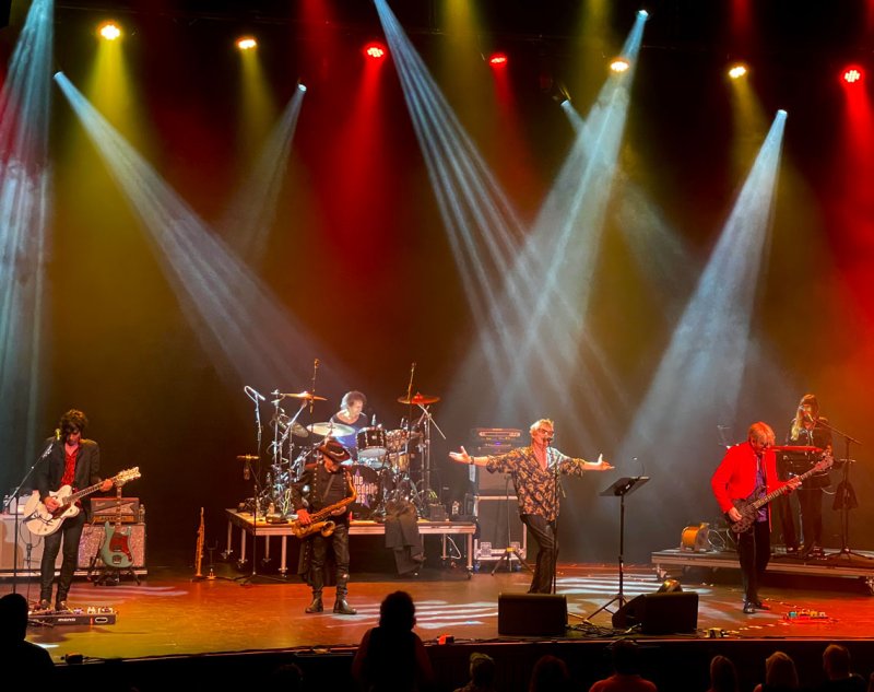 The Psychedelic Furs on stage at the Kitty Carlisle Hart Theatre at The Egg, Sept. 7, 2023. Photo by Billy Harrigan.