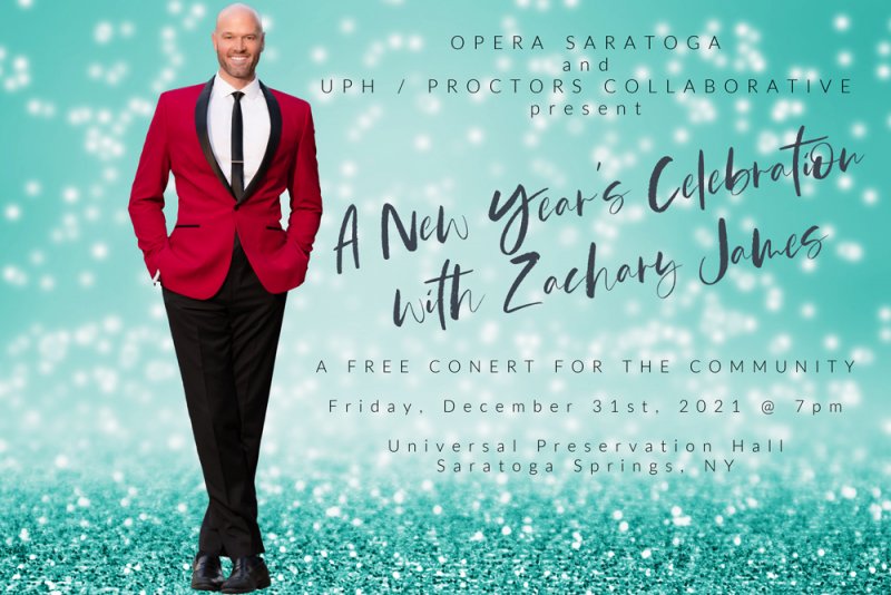 Opera Saratoga has announced the company will stage a live free concert at Universal Preservation Hall on New Year’s Eve.