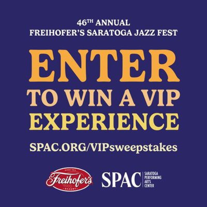 Saratoga Jazz Fest Sweepstakes.