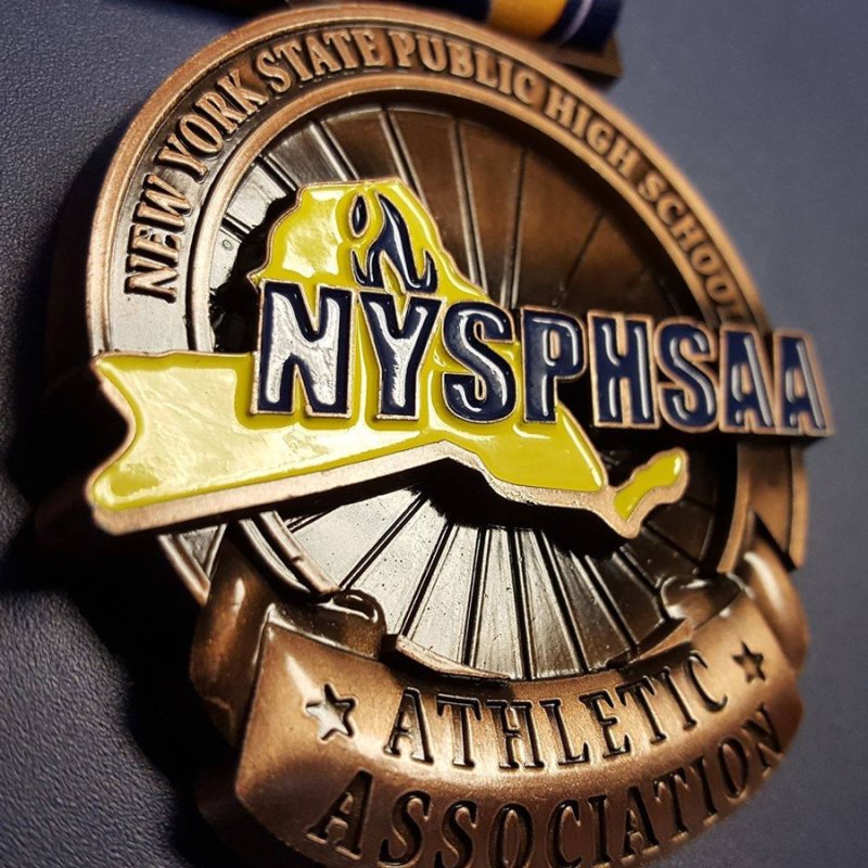 NYSPHSAA medal logo via the organization’s Facebook page.