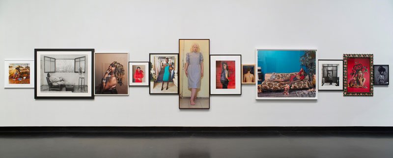 Installation View, Never Done: 100 Years of Women in Politics and Beyond, Tang Teaching Museum. Photo by Arthur Evans.