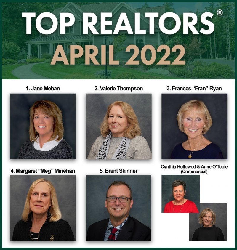 Top Saratoga REALTORSⓇ for April 2022