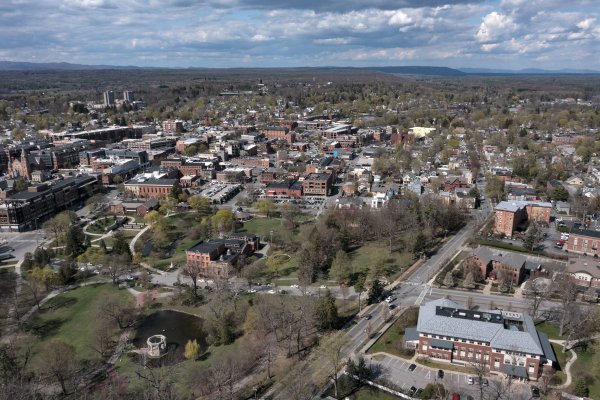 City of Saratoga Springs from above. Photo by Super Source Media.