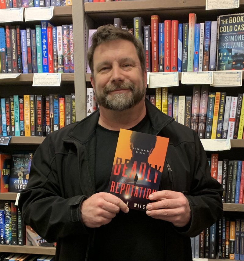 David K. Wilson, author of the popular Sam Lawson mystery series, will be releasing a murder mystery set in Saratoga later this year. Photo provided.
