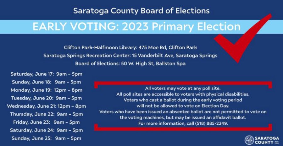 Early voting for the Primary Election runs June 17-25