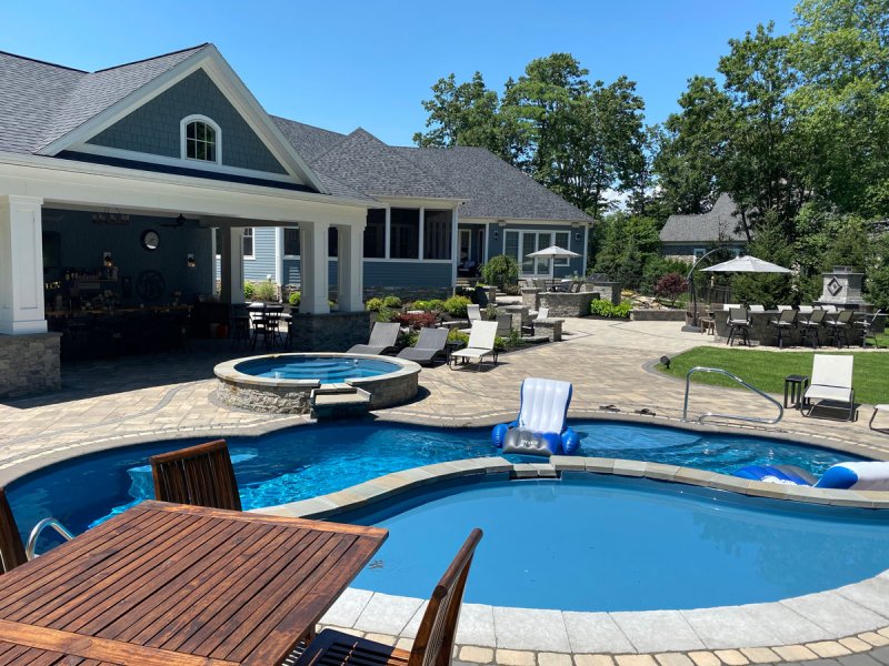 Homes in Rose Terrace, a custom-home neighborhood in Wilton developed by Trojanski Builders. The Grande Highlands neighborhood will be a similar development, the company said (Photos provided by Trojanski Builders).