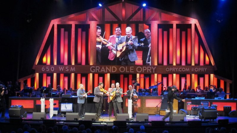 Joe Mullins &amp; The Radio Ramblers at the Grand Ole Opry in 2016. Photo provided.