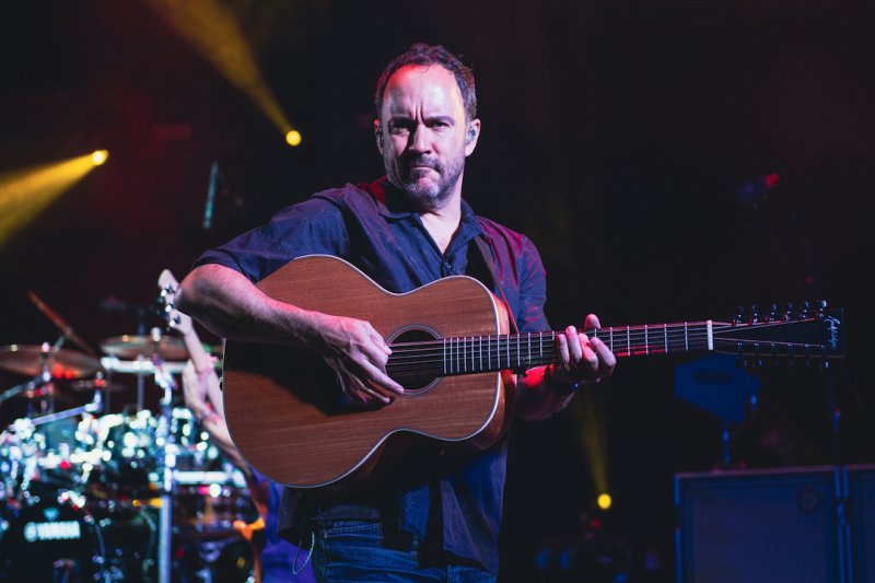 Dave Matthews will be bringing his 12-string guitar and full band to Saratoga this summer. Photo: Dave Matthews at SPAC 2021, by Mathew Tucciarone.