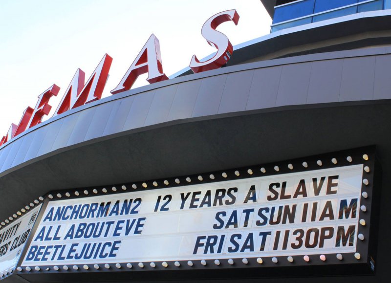 Bow Tie Cinema on Railroad Place, in January 2014 shortly after  its opening, as it screened the movie “12 Years A Slave,” which has local ties and is based on the book “Twelve Years A Slave” by Solomon Northup. Photo by Thomas Dimopoulos. 