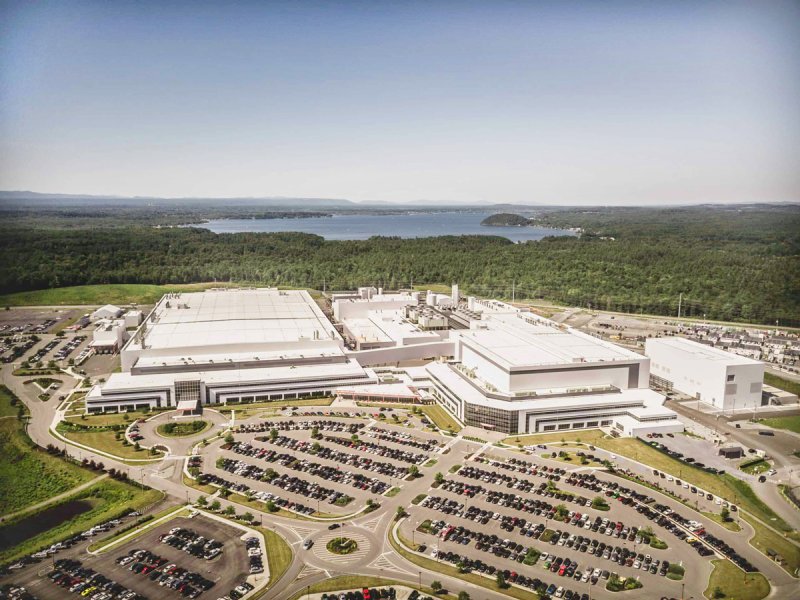 Photo of the GlobalFoundries campus and company headquarters in Malta provided by GlobalFoundries.