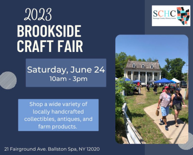 A craft fair will be staged in Ballston Spa Saturday, June 24. 