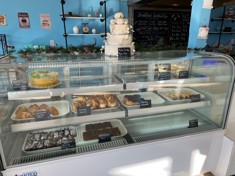 A display counter at The Sugar Fairy Bakes in Mechanicville.  The company is opening a second location in the Ellsworth Commons in Malta this March. Photo by Dylan McGlynn.