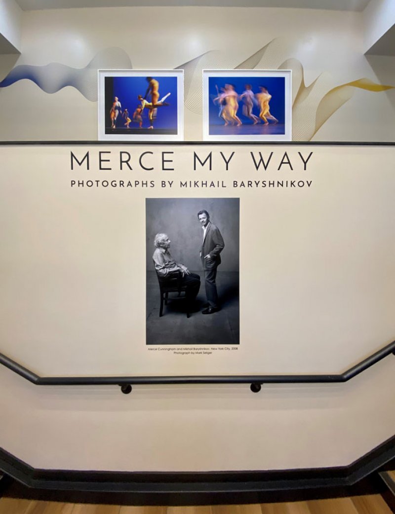Merce My Way by Mikhail Baryshnikov exhibit at SPAC.  Photo by Thomas Dimopoulos.