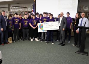 BSNB Recognized for Support of BSCSD Robotics Program