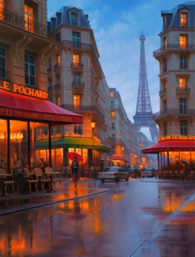 “City Of Love,” painting by Alexei Butirskiy.