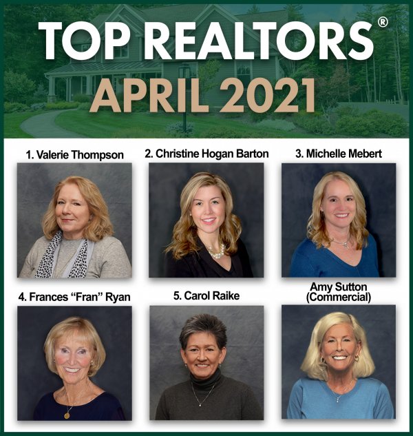 Top Saratoga REALTORS® for April