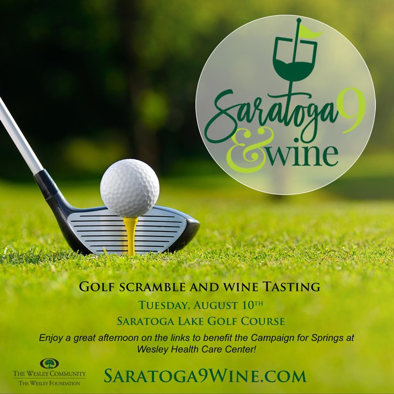 The Wesley Foundation to Host “Saratoga 9 and Wine” Gold Fundraiser
