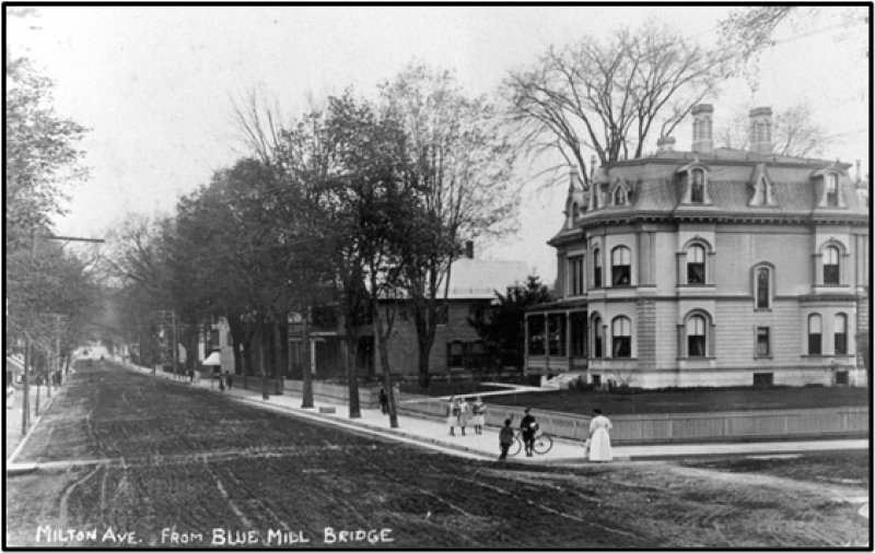 Hovey Mansion – Ballston Spa. Brookside Museum Photo provided by The Saratoga County History Roundtable.