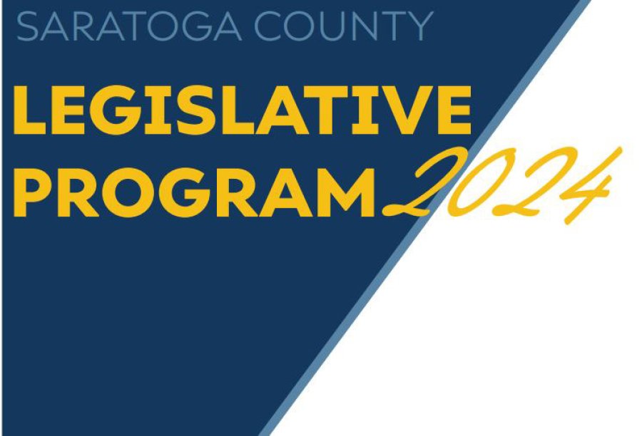 Cover of the Saratoga County Legislative Program, a 10-page document adopted by the Saratoga County Board of Supervisors this week.