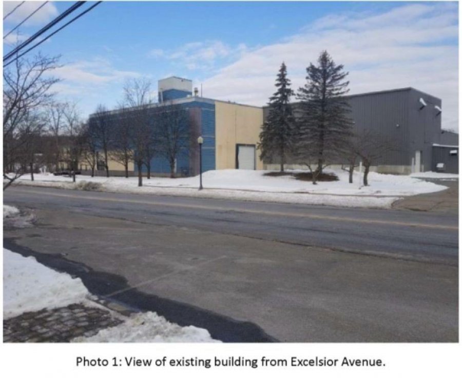 Image of existing building on Excelsior Ave., as submitted to the city. 